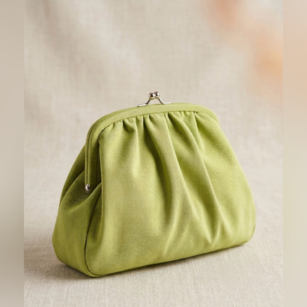 Crabtree & Evelyn Lime Green‎ mini Clutch